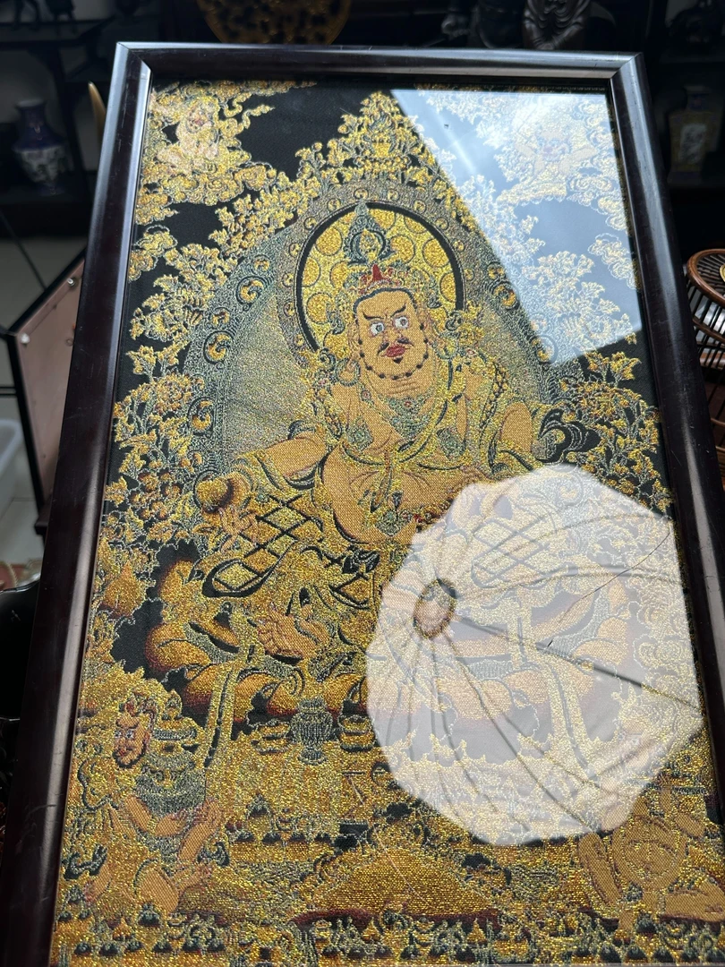 【闪购商品】黄财神唐卡大