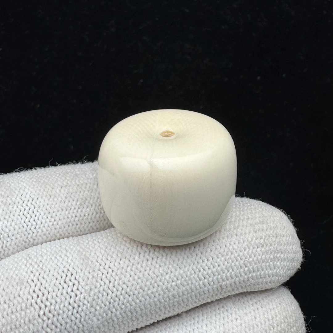 J4970天然猛犸牙 平安扣 24.8x17.8mm 支持鉴定 假一罚四