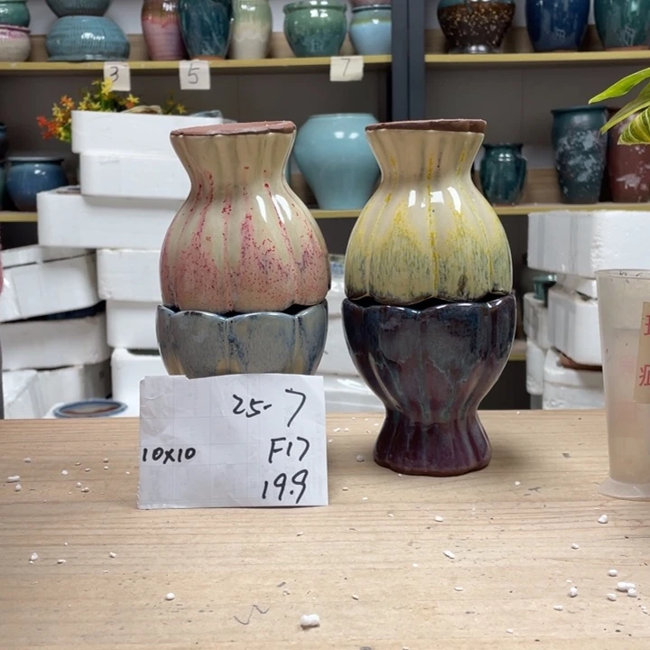 紫砂花盆多肉花盆微瑕7