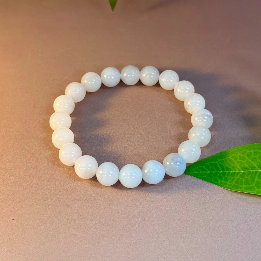 约9.5-10mm新疆青花圆珠单圈手串