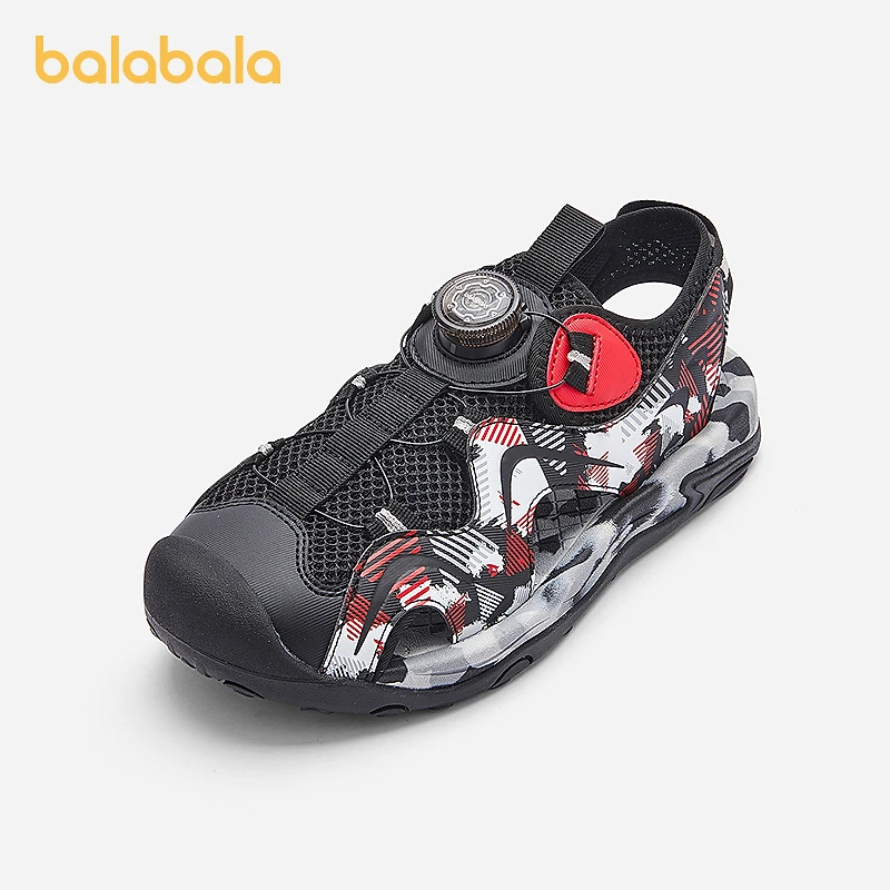 巴拉巴拉童鞋儿童运动凉鞋男童女童鞋子透气2025夏新款户外溯溪鞋