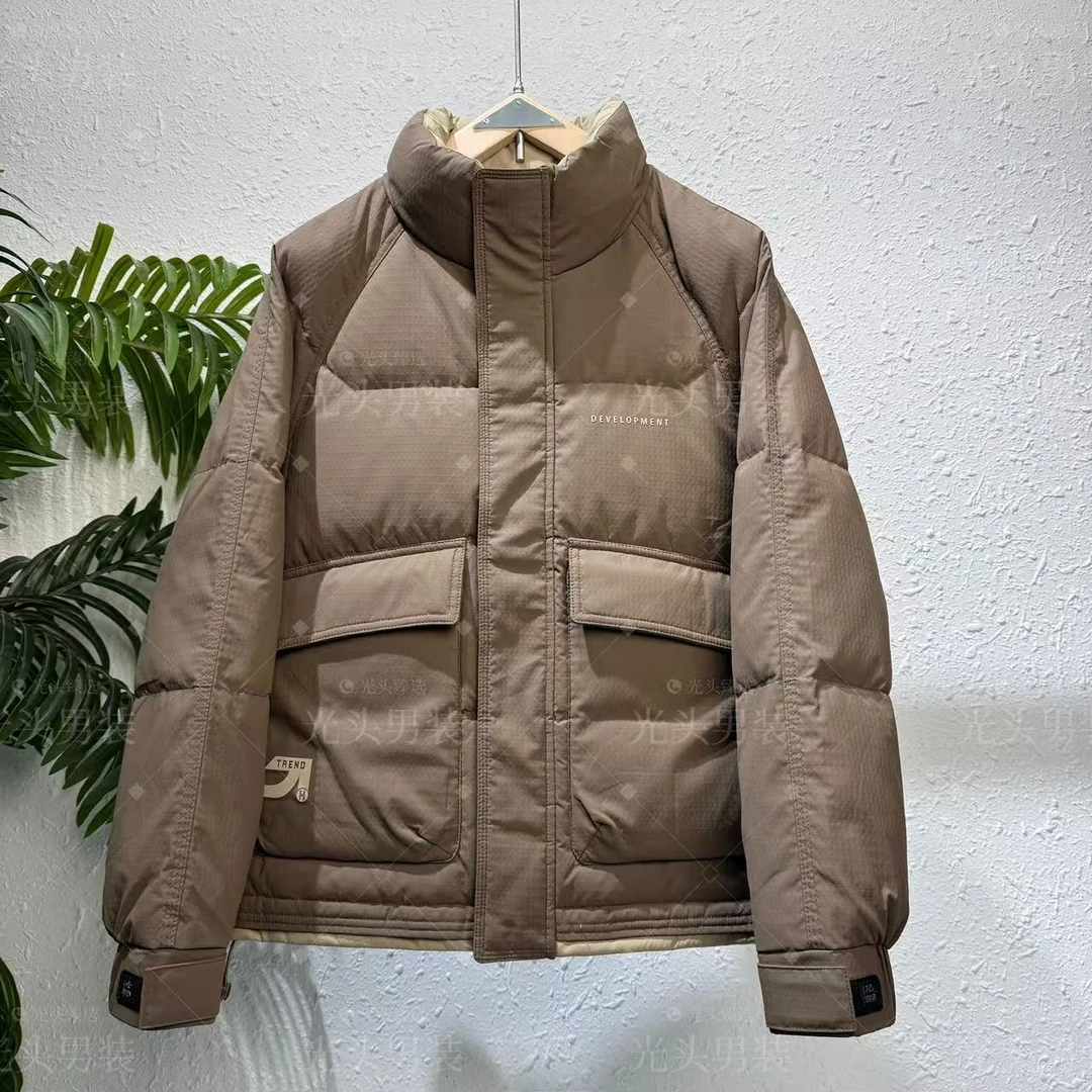 『光头臻选』冬季户外时尚百搭立领保暖加厚外套-9867（水洗唛瑕疵）