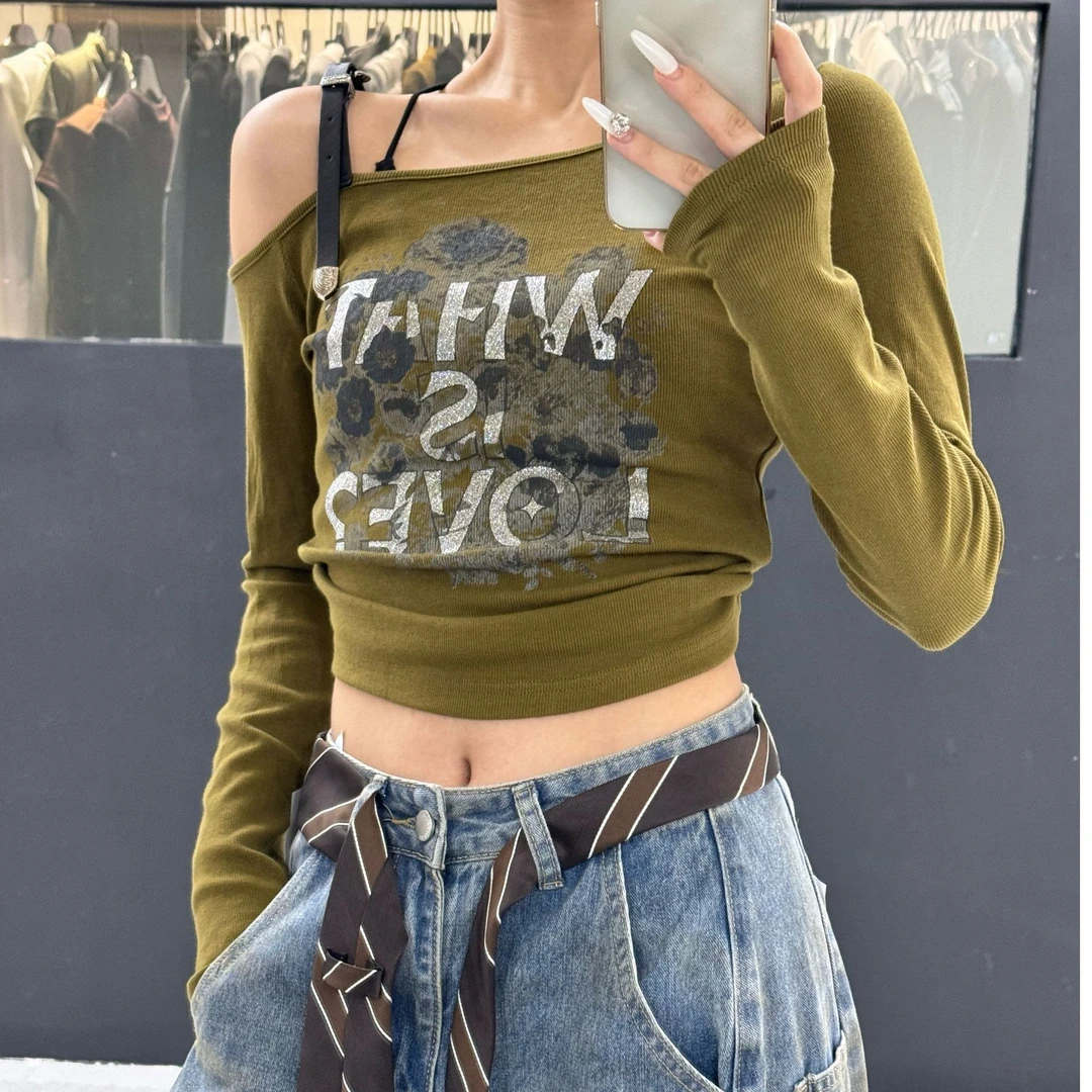 娱娱女装4店秋装新款时尚洋气个性上衣