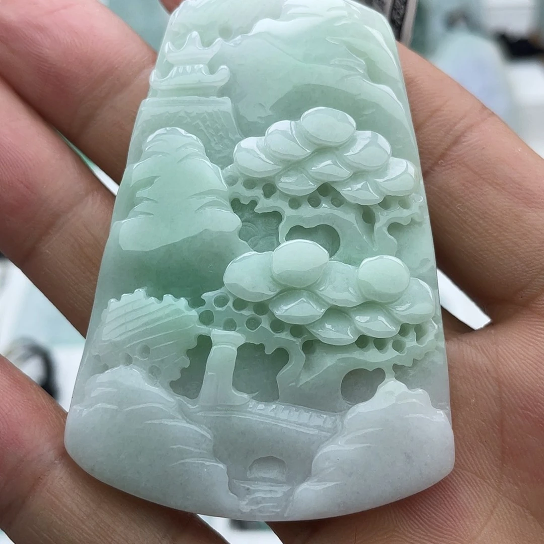 颈饰未镶嵌翡翠翡翠