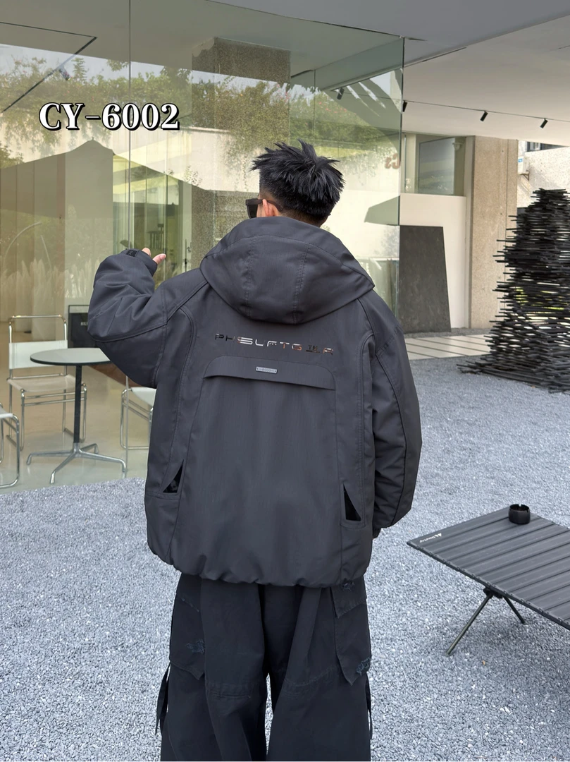 高品质美式冲锋衣极寒重磅加厚羽绒服男装短款2025冬季新保暖外套