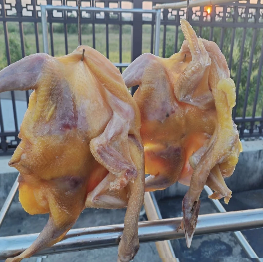 安徽大别山山区散养腌制风干鸡带翅爪传统农家腊味网红年货