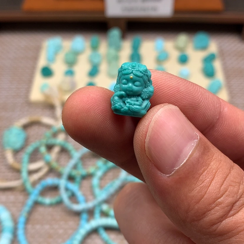 【闪购商品】绿松石未镶嵌颈饰15