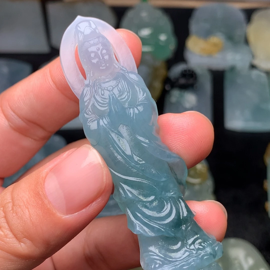 定制翡翠未镶嵌南海