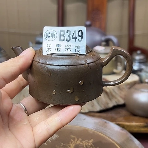 留***语戬谷龙窑柴烧茶壶349