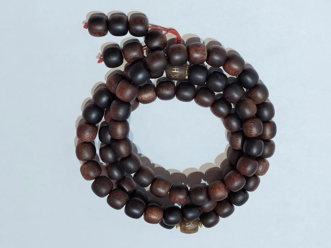 沉香  顺化红土沉长串1.2老型珠长串