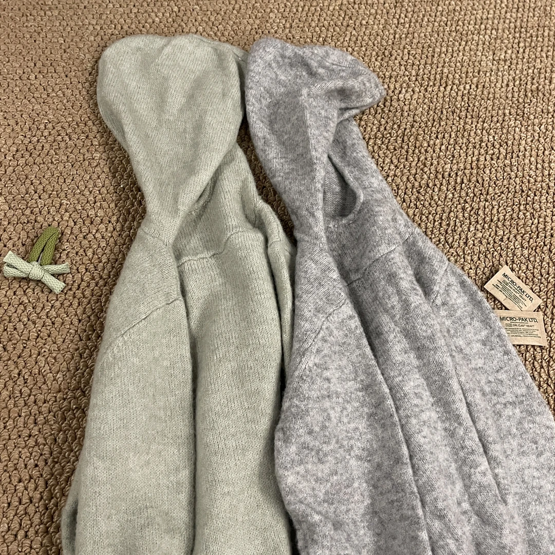 现货「可可买手集合店」纯色连帽毛衣.AD代购极简风女童#买手25868