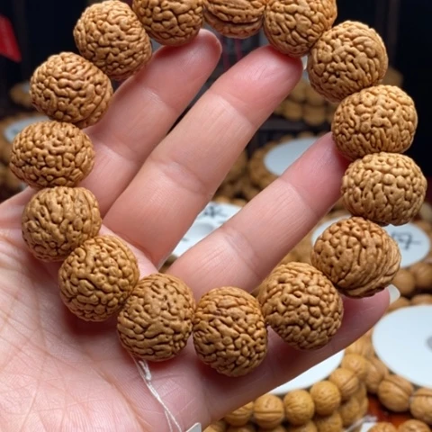 吊坠桃核龙鳞凤尾单圈20