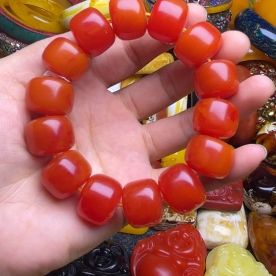 手链琥珀未镶嵌蜜蜡
