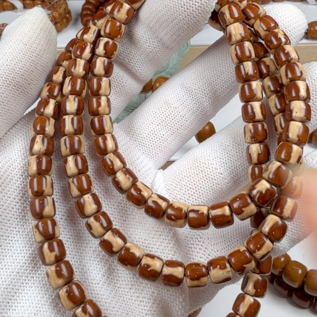 娜***子手串紫金鼠174＃纯肉脖挂三花7mmD