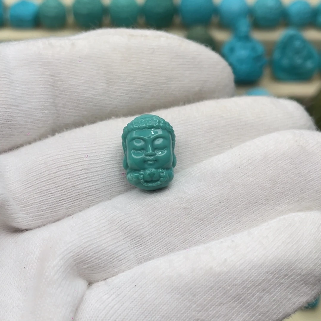 绿松石未镶嵌颈饰卡11-15.3-9.7