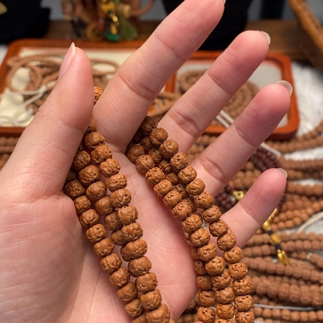 金刚菩提吊坠白*原装佛手108卡7.5定制