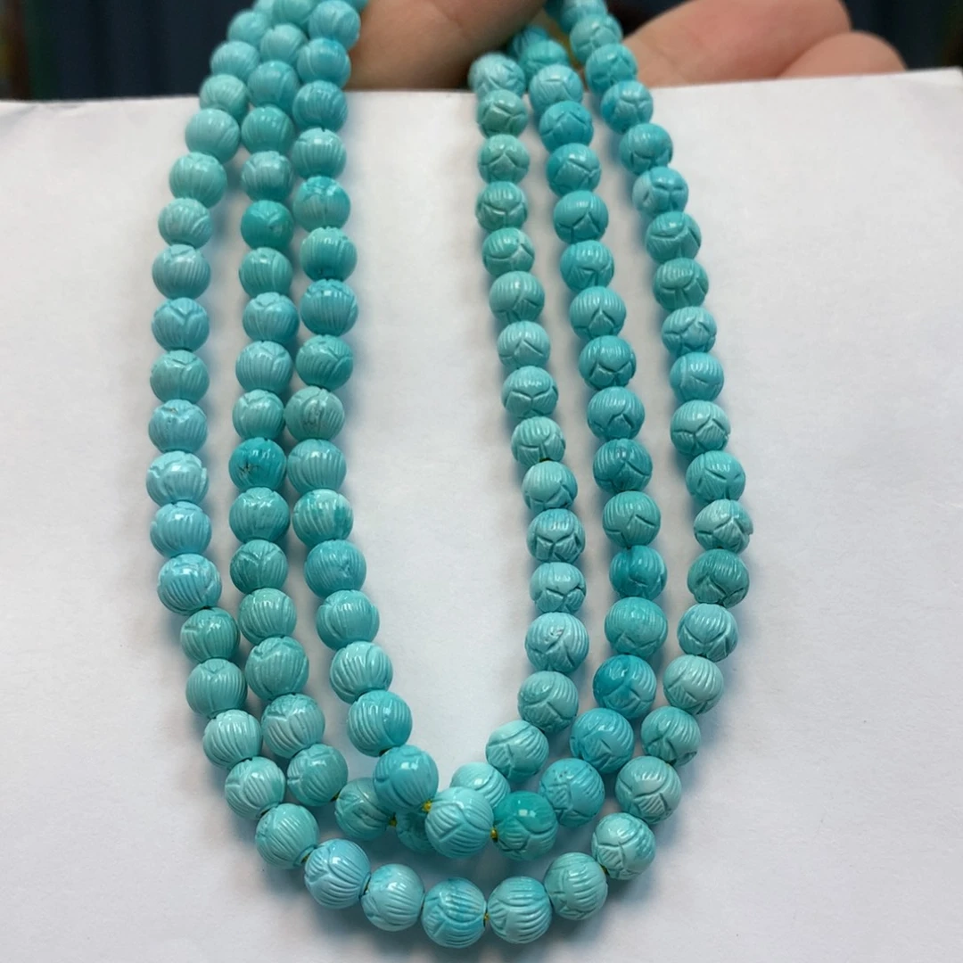 绿松石未镶嵌长链