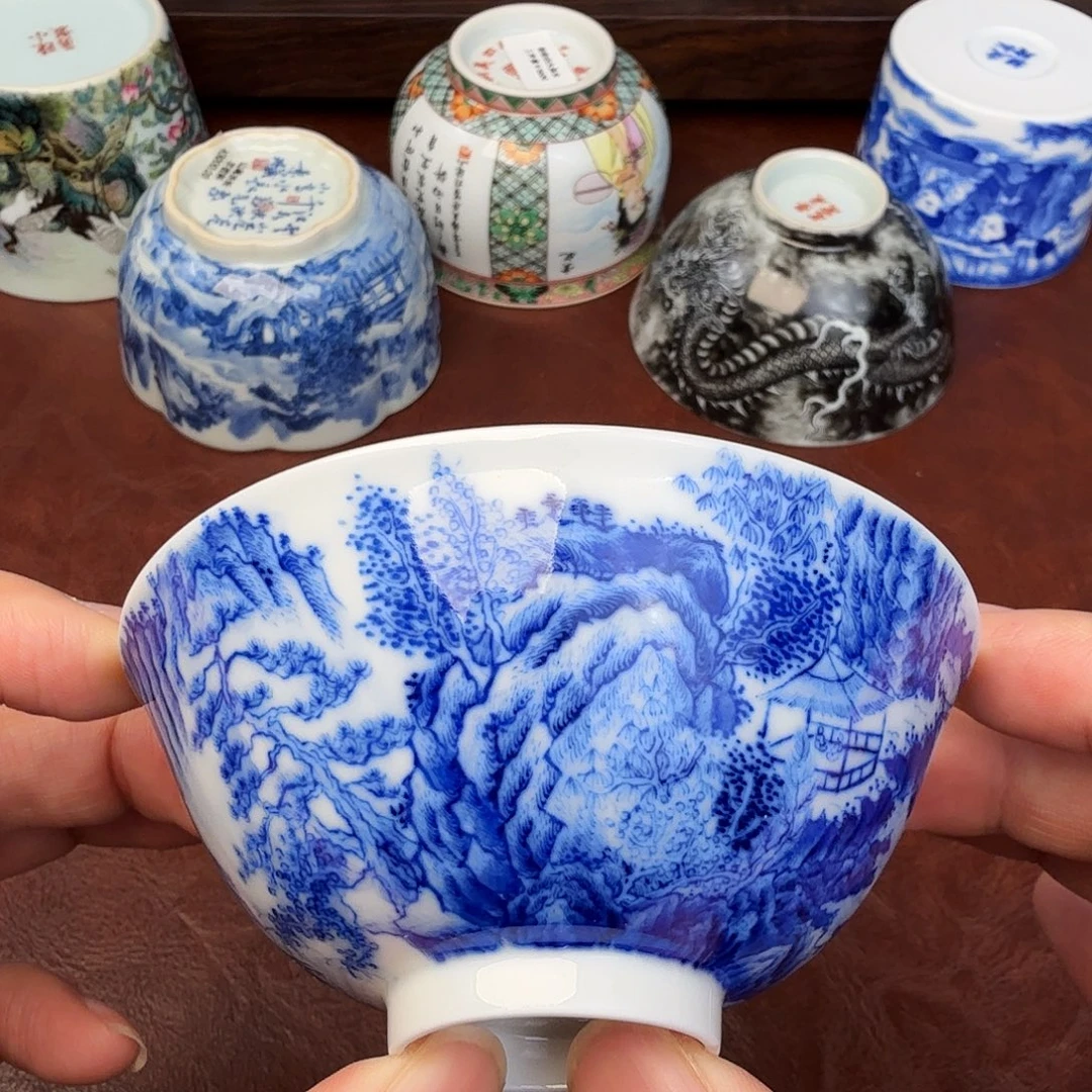 陶现代景德镇全手工全手绘陶瓷