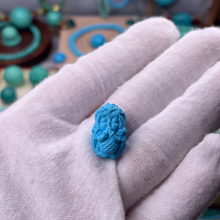 精品美人鱼蓝色卡11.5mm