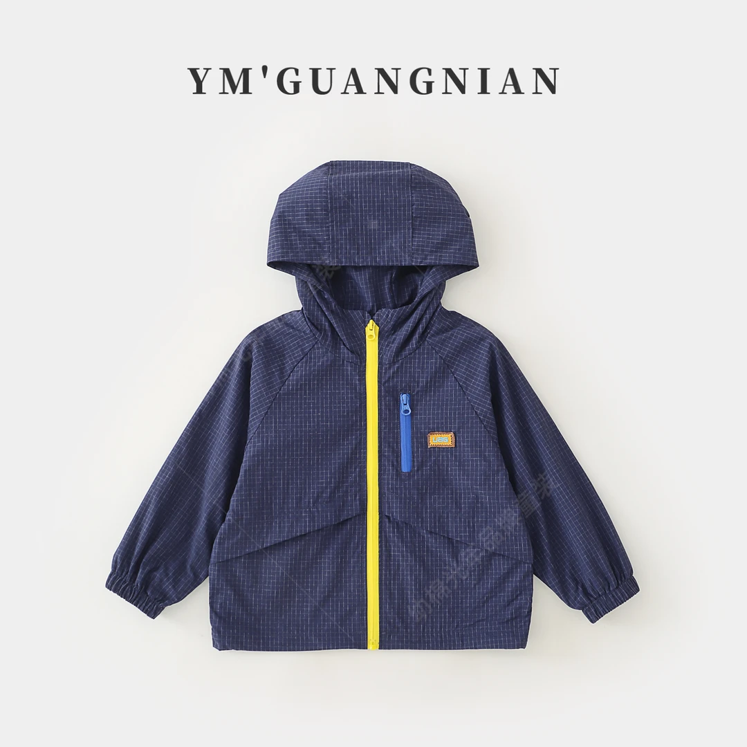 【幼棉光年】春款男童时尚休闲韩版拼色帅气外套3221222