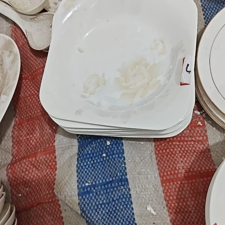 瓷景德镇骨瓷8寸盘6个