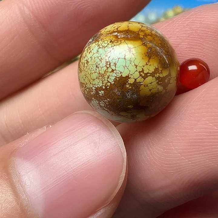 南红玛瑙未镶嵌配饰卡13.6