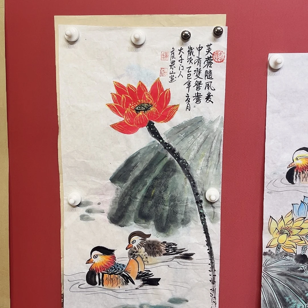 国画侯果山老师国画作品月