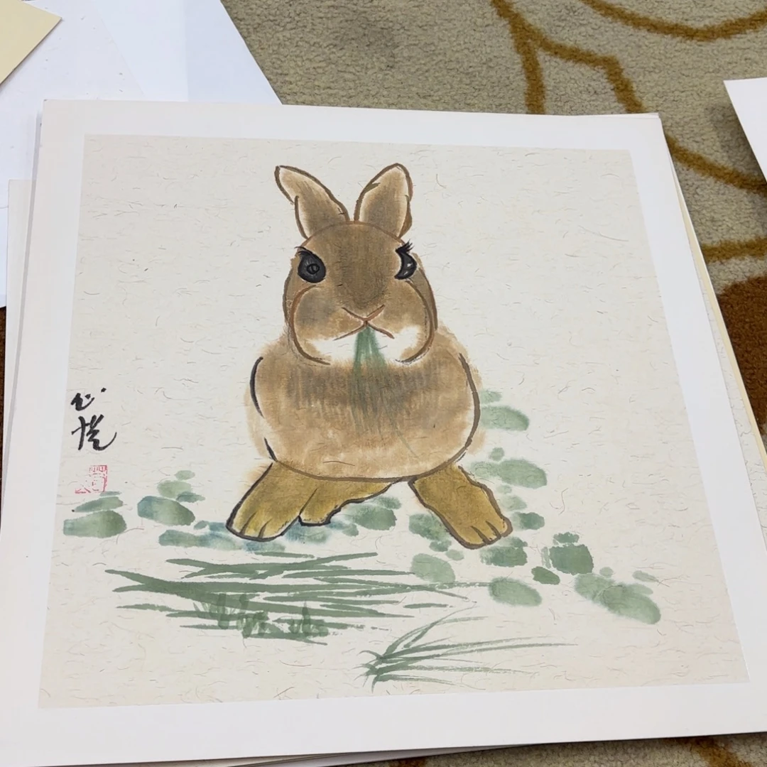 国画38-38卡纸作品艺