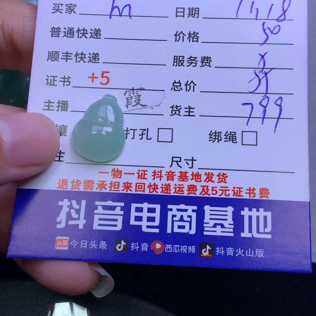 颈饰未镶嵌翡翠m****）