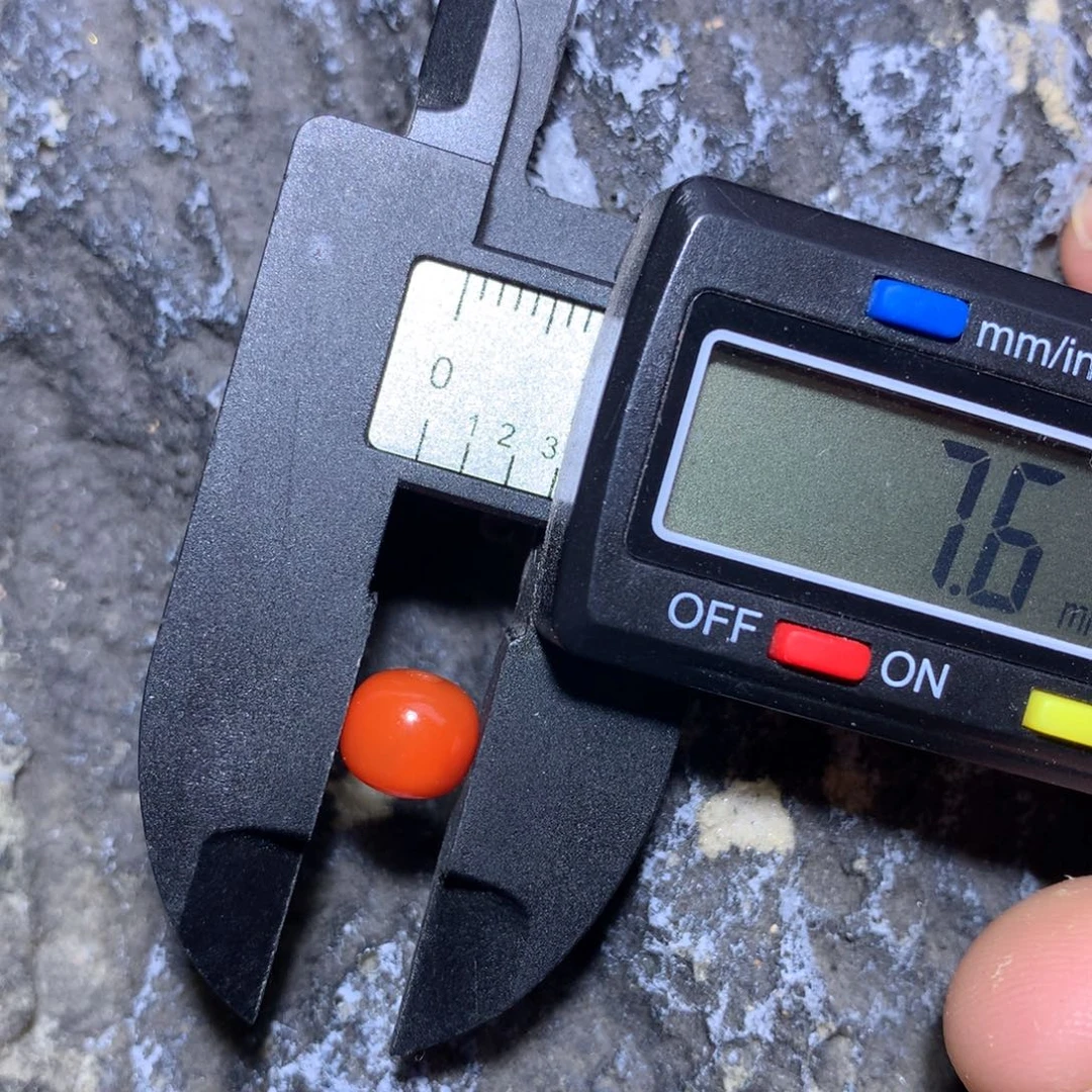 南红玛瑙未镶嵌老型7.5×6.5微纹