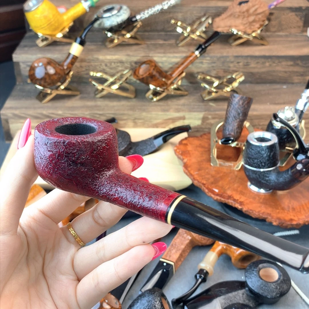 银**宁高品质石楠木烟斗