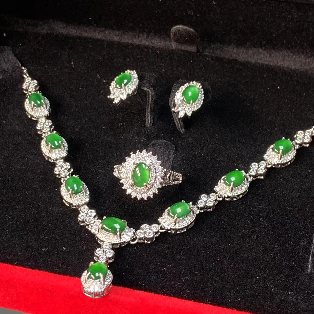 15941天然A货翡翠【套装】多样性发一个