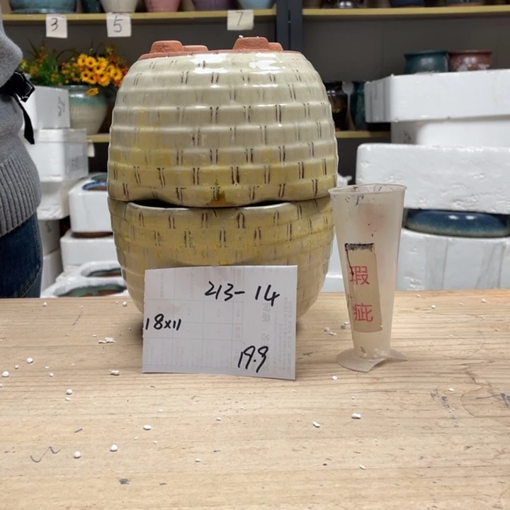 紫砂花盆多肉花盆微瑕14