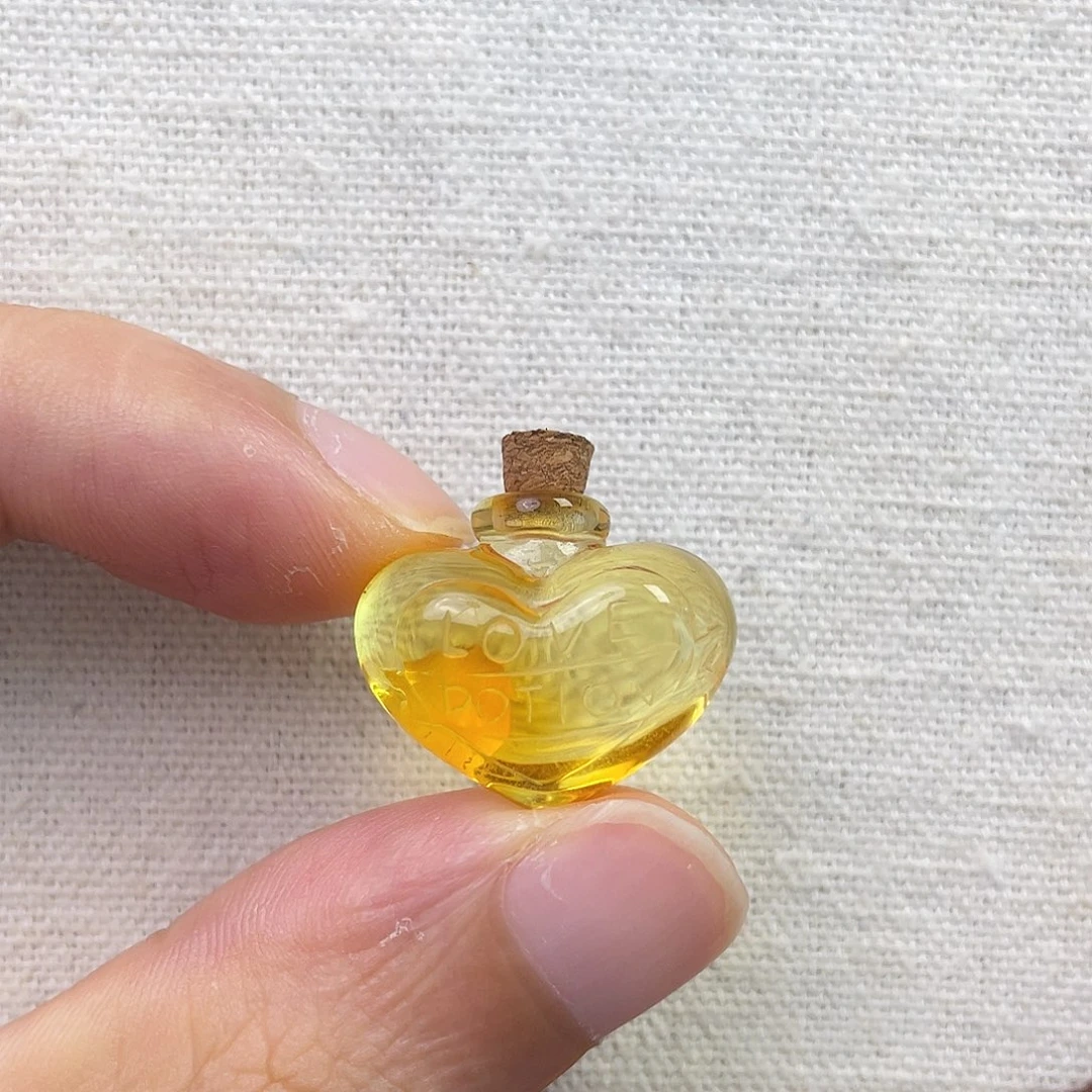琥珀未镶嵌裸石许愿瓶