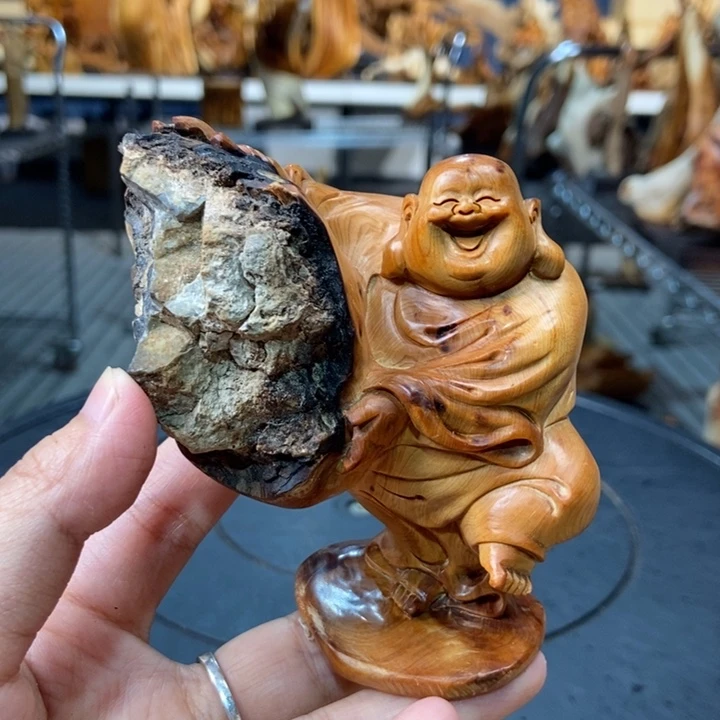 柏木（崖柏）手把件