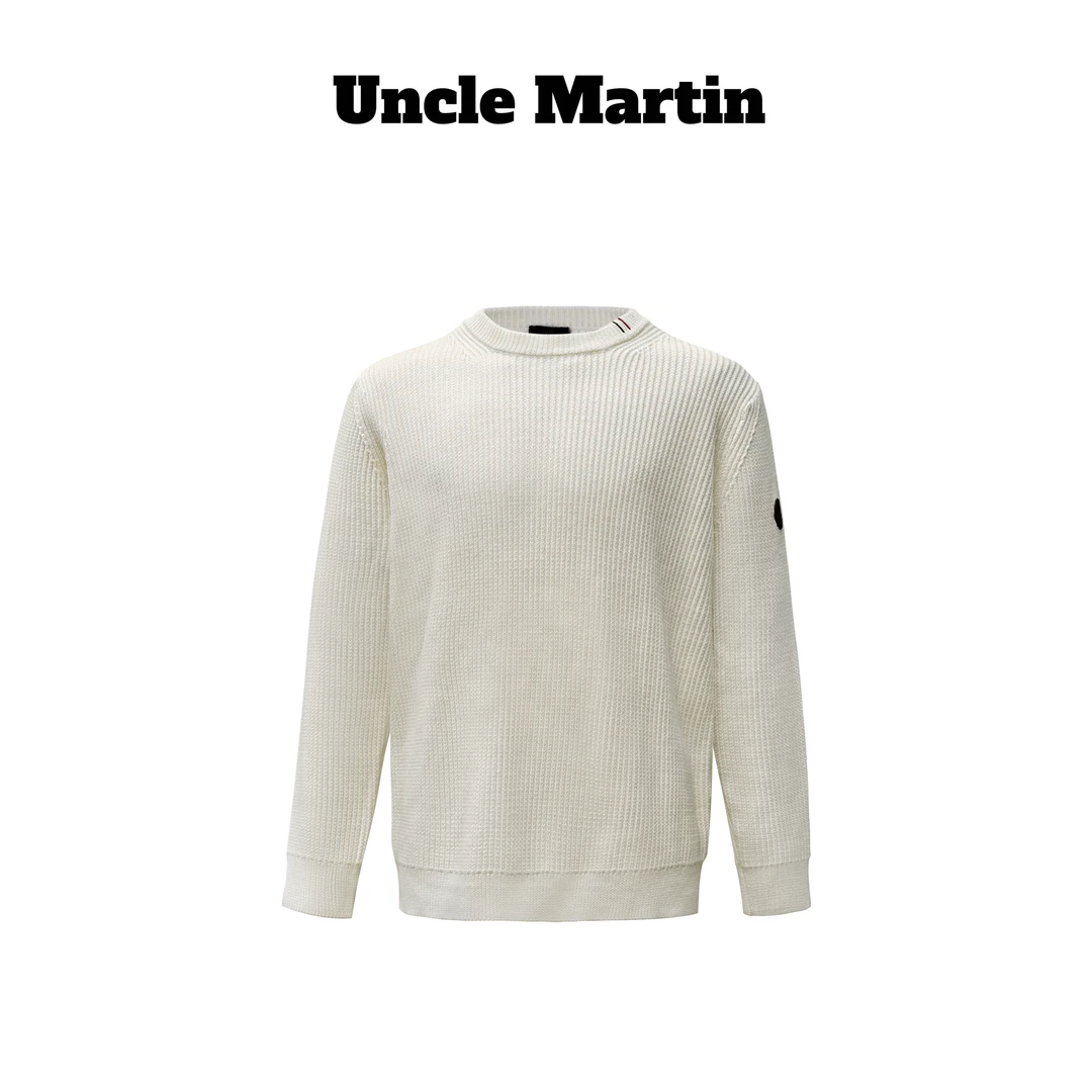 马丁叔叔 25AW常规针织长袖秋冬针织衫毛衣打底圆领保暖男士 757