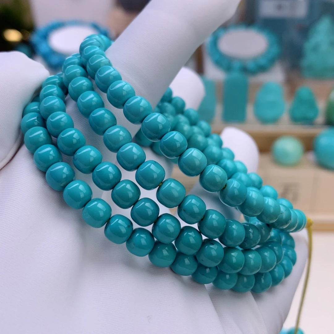 绿松石未镶嵌挂件