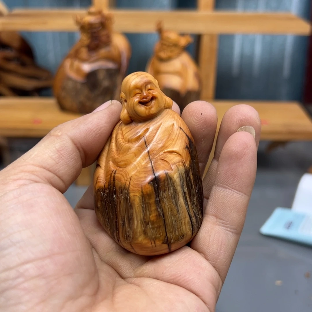 米***月木崖柏木摆件手把件