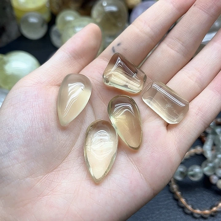 未镶嵌珠宝半成品水晶364水晶石