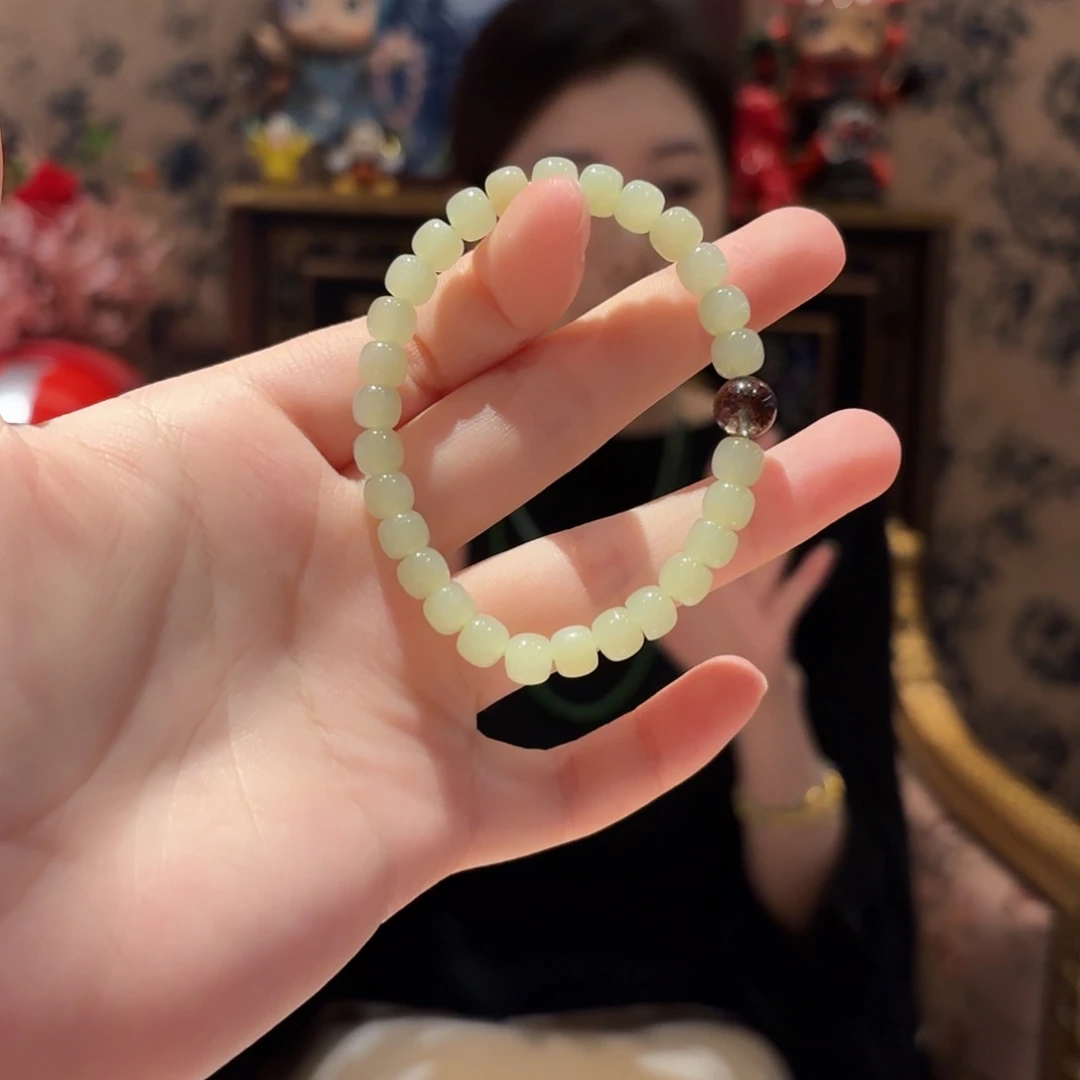 和田玉手串未镶嵌