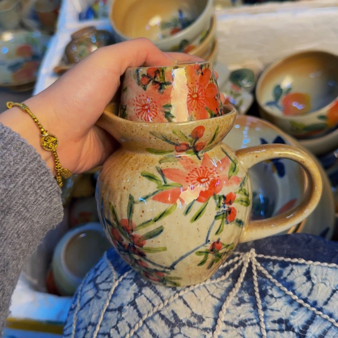 瓷片景德镇陶瓷手工手绘