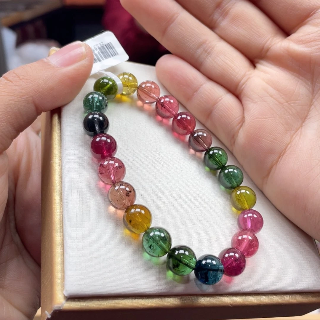 未镶嵌碧玺手串8.5mmmmmmm