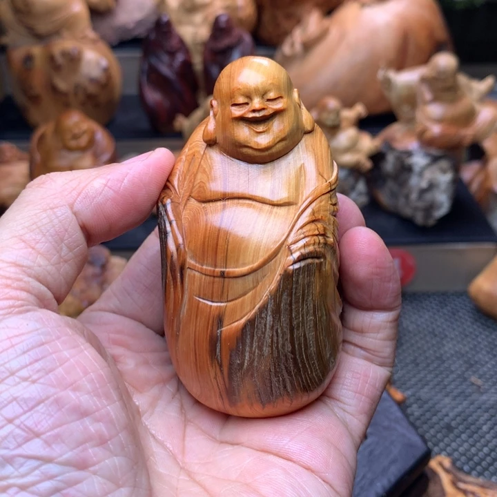 柏木（崖柏）崖柏陈化料手把件