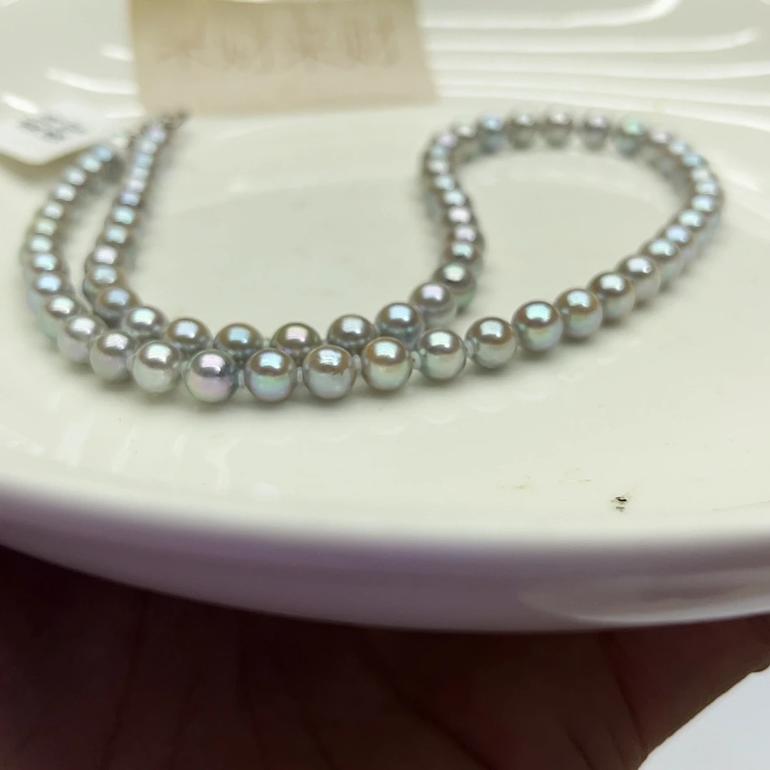 海水珍珠颈饰银S925镶嵌