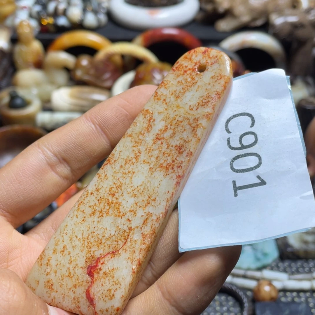 和田玉（糖玉）挂件未镶嵌