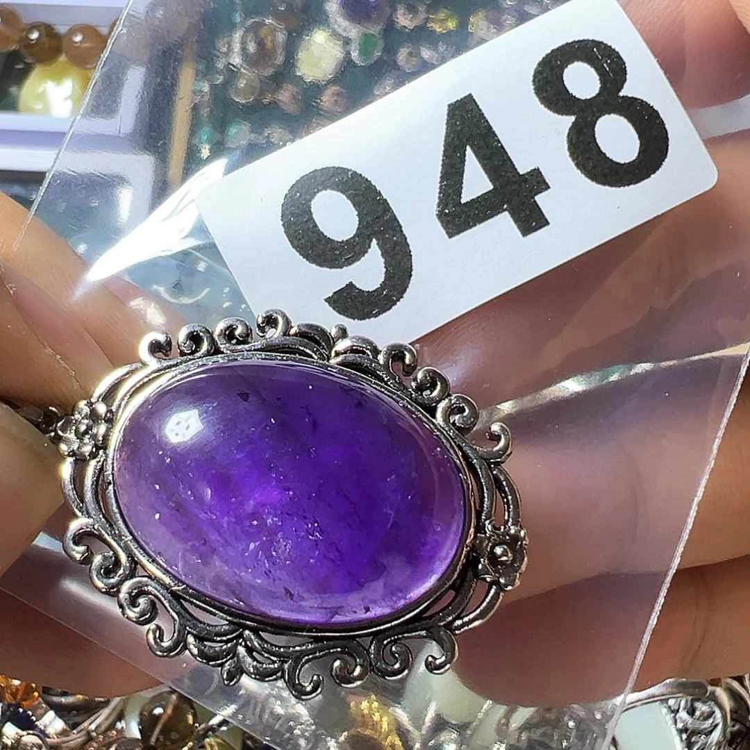 未镶嵌颈饰紫晶紫水晶吊坠紫水晶