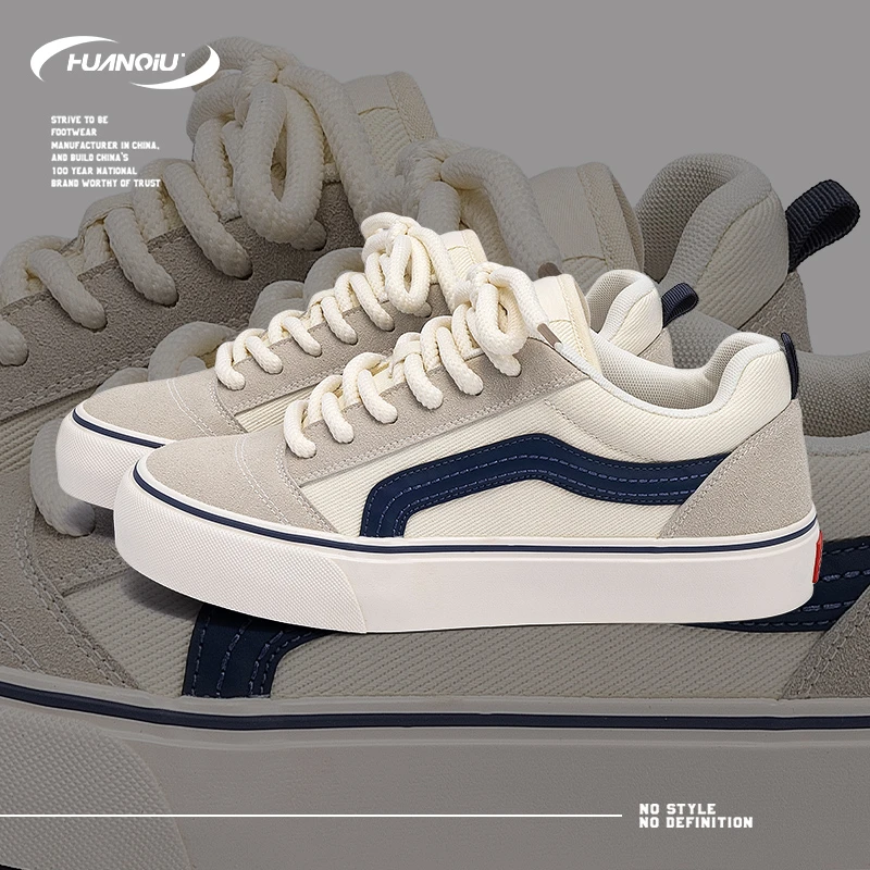 HUANQIU/环球轻便百搭简约男鞋2025夏季新款透气舒适小众运动休闲