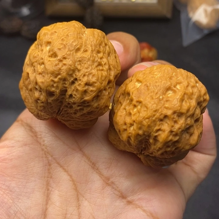 把件文玩核桃44尺肥蟾