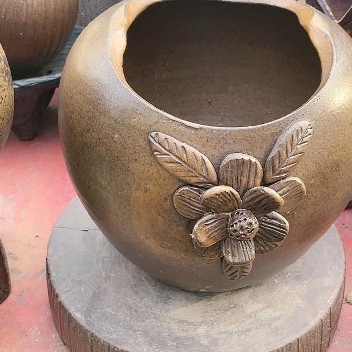 紫砂花盆22.22花盆无孔