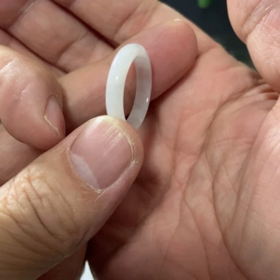 翡翠未镶嵌戒圈内径18.6型号19